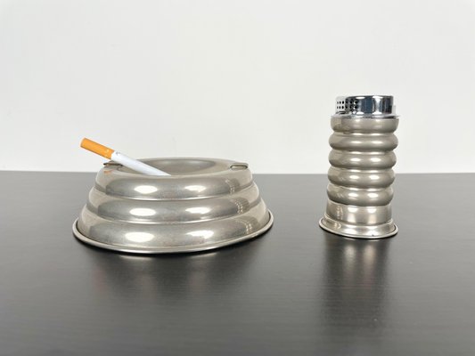 Tobacco Lighter & Ashtray Table Set by Pierre Cardin, Paris, 1970s, Set of 2-LYQ-1171284