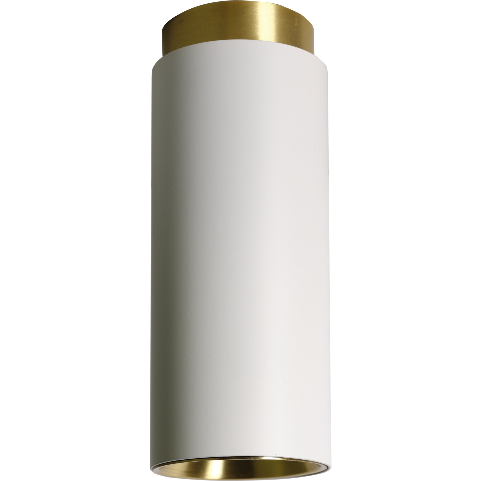 DCW Tobo C65 Ceiling Light by DCW éditions #White / Brass