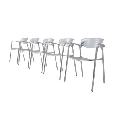 Toledo Chairs by Jorge Pensi for Amat-3, Spain, 1980s, Set of 5-UPW-1736733