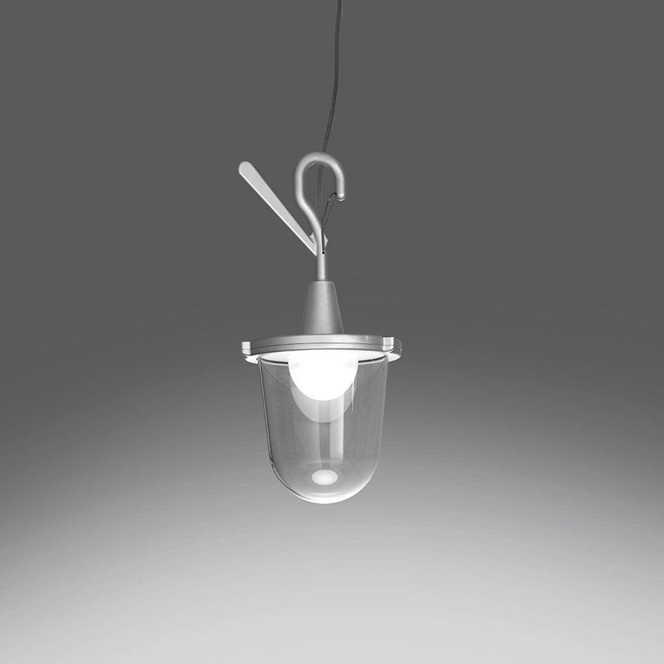 Tolomeo Lampione Outdoor Hook Suspension Lamp by Artemide