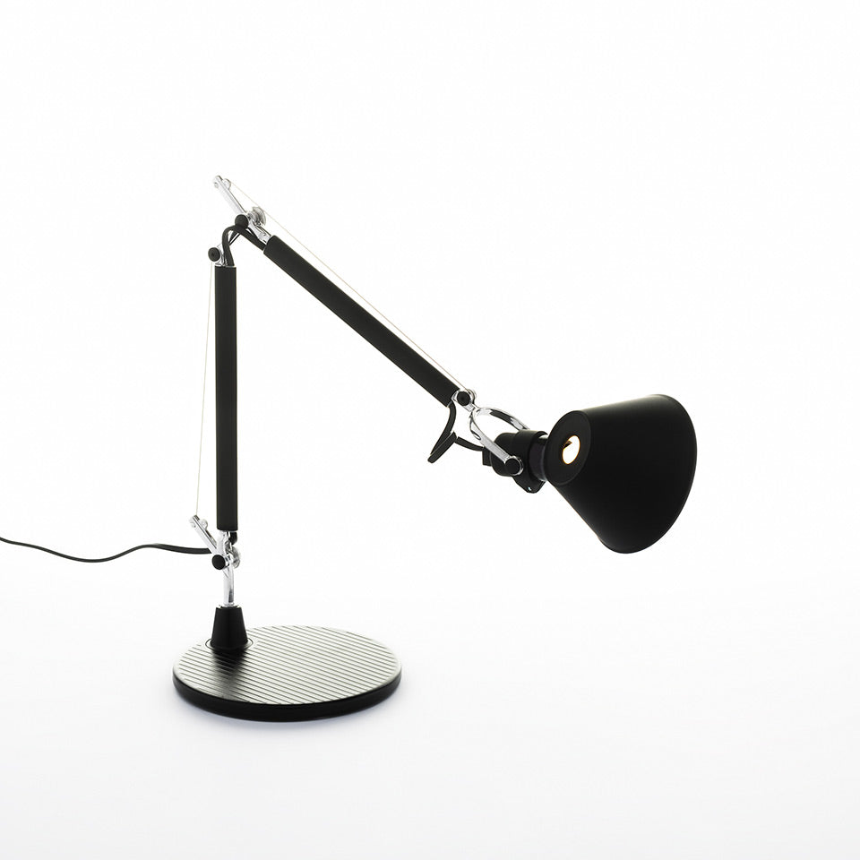 Tolomeo Micro Table Lamp (Body+Base) by Artemide #Black