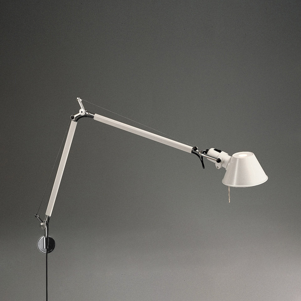 Tolomeo Mini Wall Lamp (Wall Support Included) by Artemide #White