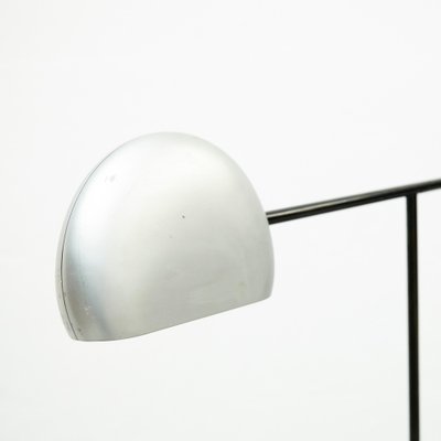 Tomo Floor Lamp Black, Silver & Red by Toshiyuki Kita for Bilumen, 1980s-WM-1232982