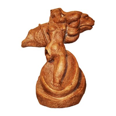 Toni Boni, Lion Tamer, 1950s, Terracotta Sculpture-TIT-786955