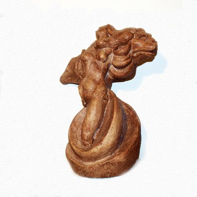 Toni Boni, Lion Tamer, 1950s, Terracotta Sculpture-TIT-786955