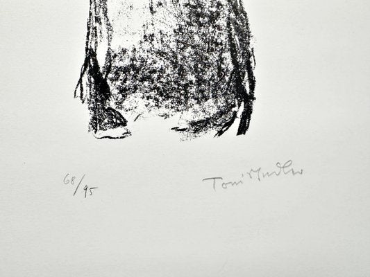 Toni Stadler, Kopf des jungen Perikles, 1976, Hand-Signed & Limited Original Lithograph-QFT-1742792