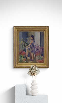 Tonino Manna, Scene, Oil on Canvas, Italy, Framed-VHF-1090202