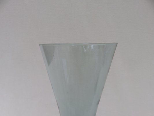 Tourmaline Glass Vases by Wilhelm Wagenfeld for WMF, 1950s, Set of 6-EY-655893