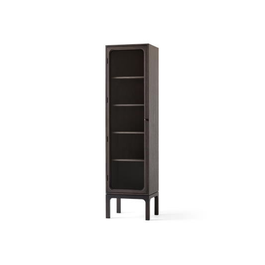 Trace Single SC87 Cabinet by &tradition #Dark Stained Oak