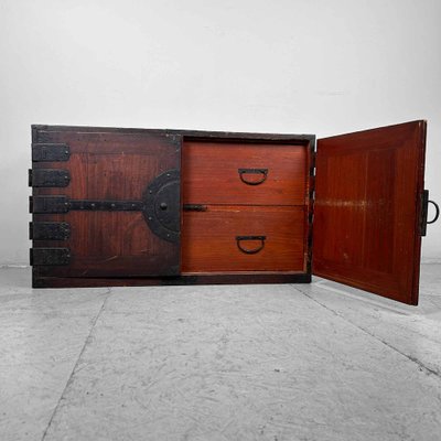 Traditional Japanese Tansu Meiji Cabinet, 1890s-DWL-1805379