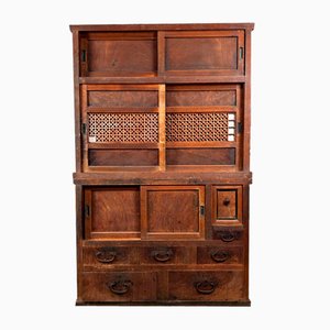 Traditional Japanese Tansu Storage Cabinet, 1920s, Set of 2-DWL-1807073