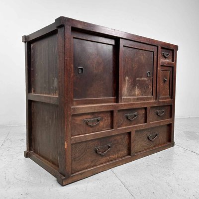 Traditional Taishhō Japanese Storage Cabinet, 1920s-DWL-1805373