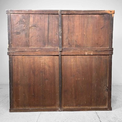 Traditional Taishō Two-Piece Japanese Storage Cabinet, 1920s, Set of 2-DWL-1805369