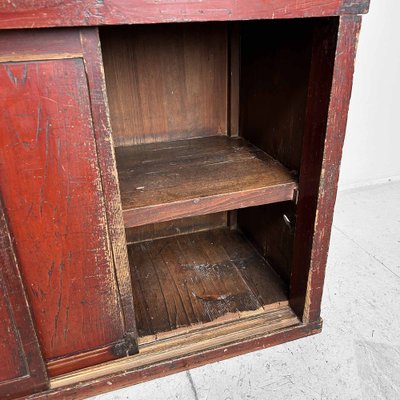 Traditional Taishō Two-Piece Japanese Storage Cabinet, 1920s, Set of 2-DWL-1805369