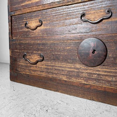 Traditional Tansu Chest of Drawers, Japan, 1890s-DWL-1787468