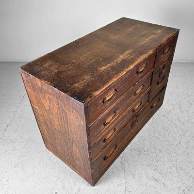 Traditional Tansu Chest of Drawers, Japan, 1890s-DWL-1787468