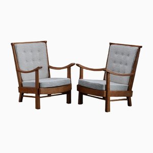 Traditionalist Armchairs, 1930s, Set of 2-XFS-1393562