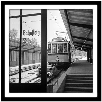 Train to Degerloch Waiting at Platform, Stuttgart Germany, 1935-DYV-988150