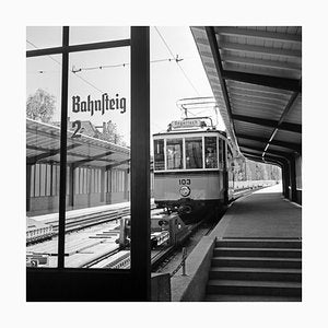 Train to Degerloch Waiting at Platform, Stuttgart Germany, 1935-DYV-988150