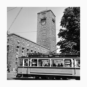 Tram Line No. 2 at Main Station, Stuttgart Germany, 1935-DYV-988155