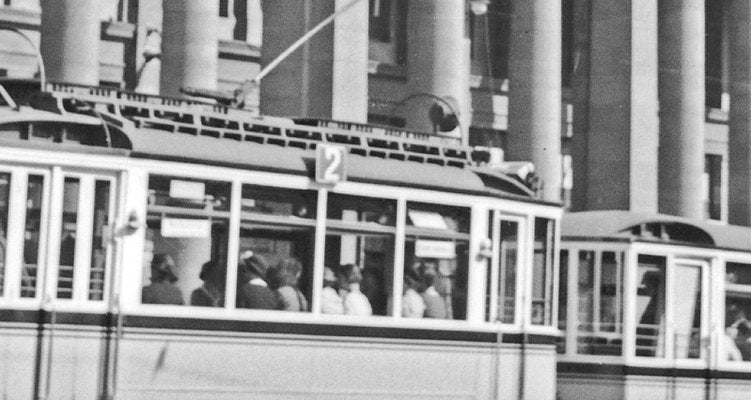 Tram Line No.2 Front of Koenigsbau Palace, Stuttgart Germany, 1935-DYV-988160