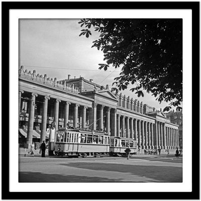 Tram Line No.2 Front of Koenigsbau Palace, Stuttgart Germany, 1935-DYV-988160