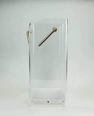 Transparent Acrylic Umbrella Stand, 1980s-FH-2025985