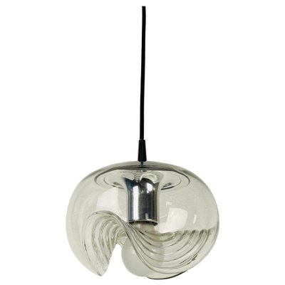 Transparent Glass Pendant Lamp by Koch & Lowy for Peill and Putzler, 1960s-PUK-865655