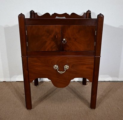 Travel Cabinet in Solid Mahogany, Late 18th Century-RVK-1337813