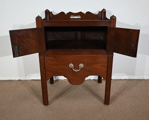 Travel Cabinet in Solid Mahogany, Late 18th Century-RVK-1337813