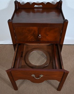 Travel Cabinet in Solid Mahogany, Late 18th Century-RVK-1337813