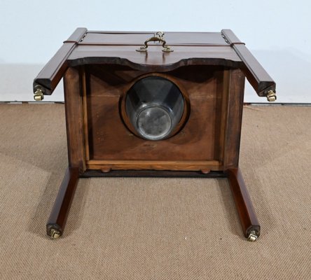 Travel Cabinet in Solid Mahogany, Late 18th Century-RVK-1337813