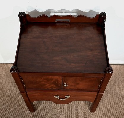 Travel Cabinet in Solid Mahogany, Late 18th Century-RVK-1337813