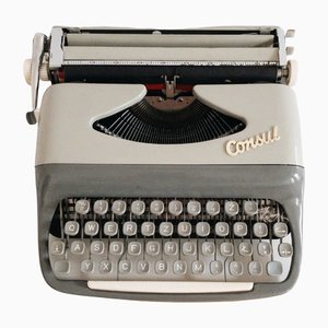 Travel Qwertz Typewriter from Consul, Czechoslovakia, 1960s-KND-1180761