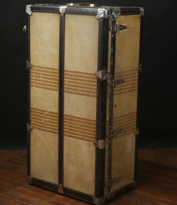 Travel Wardrobe with Storage Drawers, 1920s-EMZ-1760841