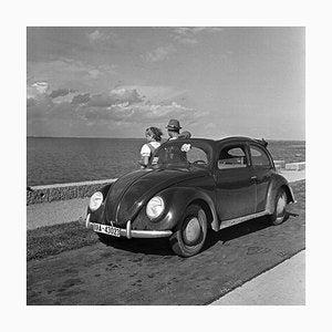 Traveling to the Seaside in the Volkswagen Beetle, Germany, 1937, Printed 2021-DYV-1021831