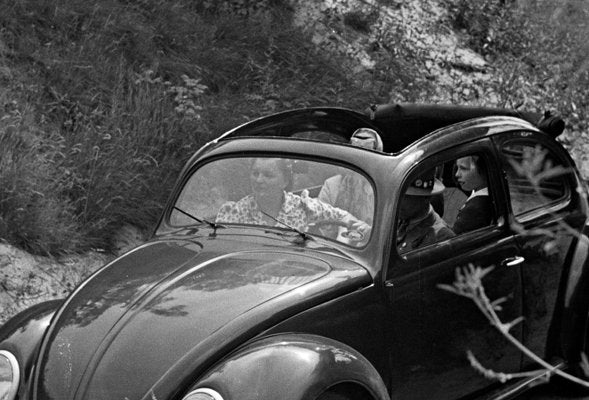 Travelling by Car in the Volkswagen Beetle, Germany 1939, Printed 2021-DYV-1021822