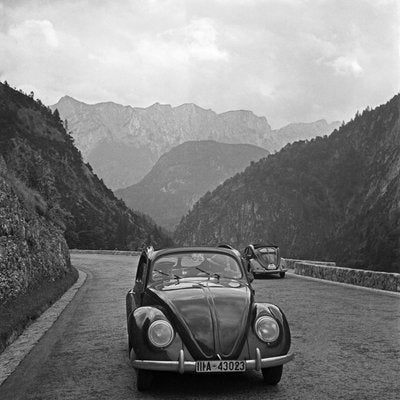 Travelling by Volkswagen Beetle Through Mountains, Germany, 1939, Photograph-DYV-1144454