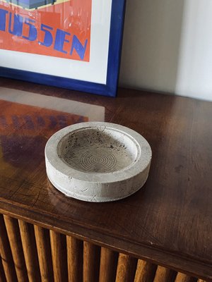 Travertine Ashtray by Cerri Nestore, Italy, 1970s-TXN-1786881