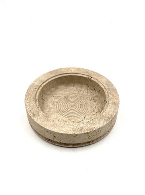 Travertine Ashtray by Cerri Nestore, Italy, 1970s-TXN-1786881