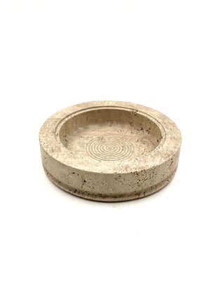 Travertine Ashtray by Cerri Nestore, Italy, 1970s-TXN-1786881