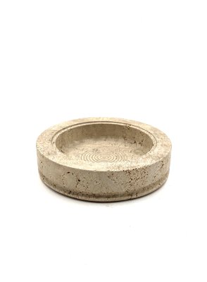 Travertine Ashtray by Cerri Nestore, Italy, 1970s-TXN-1786881