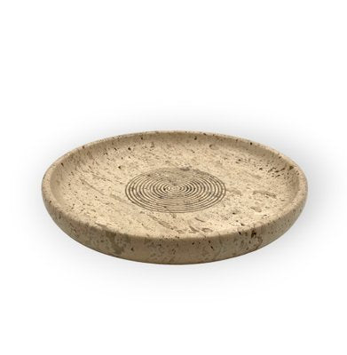 Travertine Bowl by Cerri Nestore, Italy, 1970s-TXN-1786805