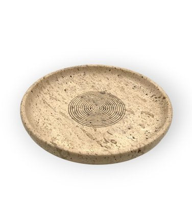 Travertine Bowl by Cerri Nestore, Italy, 1970s-TXN-1786805