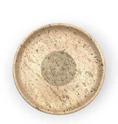 Travertine Bowl by Cerri Nestore, Italy, 1970s-TXN-1786805