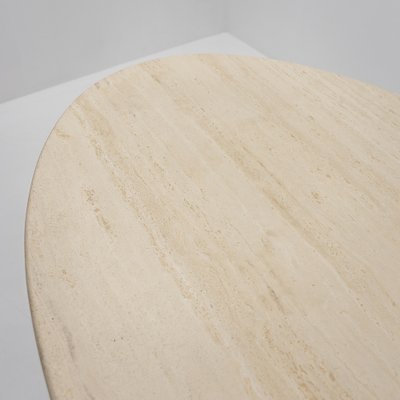 Travertine Dining Table by Carlo Scarpa for Cattelan, Italy, 1970s-TJQ-1789379