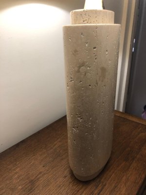 Travertine Table Lamp, 1970s-AVC-686866