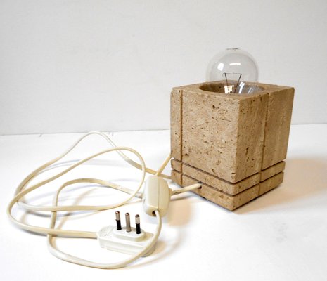 Travertine Table Lamp by Cerri Nestore, 1960s-EI-646592