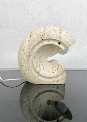 Travertine Table Lamp by Giuliano Cesari for Luigi Sormani, Italy, 1970s-LYQ-1171377