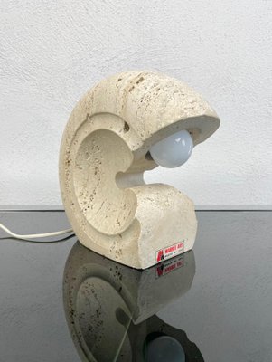 Travertine Table Lamp by Giuliano Cesari for Luigi Sormani, Italy, 1970s-LYQ-1171377